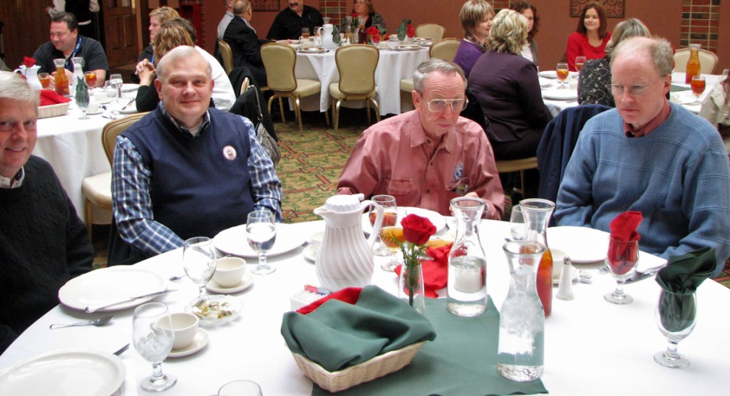 Jerry Bleck (left), David Swan (center) , Chuck Wrede (left) 